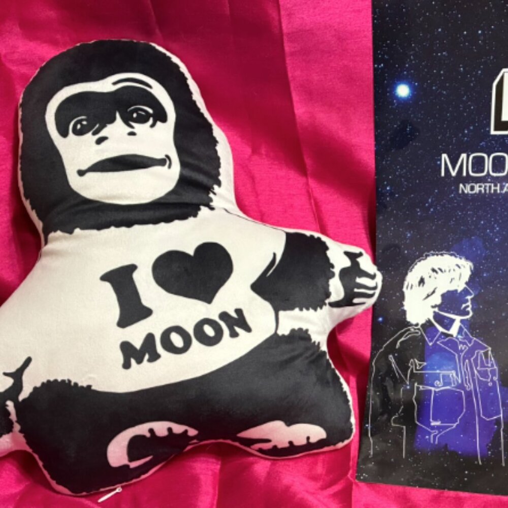 I ❤️ MOON” Monkey Plush Pillow – Limited AIR Concert Edition
